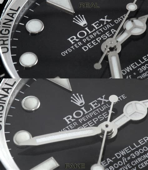 rolex deepsea sea dweller fake vs real|rolex sea dweller deepsea 116660.